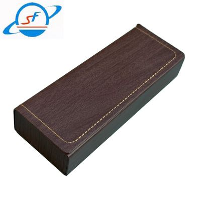 Customized glasses sunglasses leather folding cases box folding triangle custom Luxury glasses sunglasses case packing