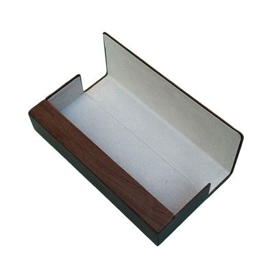Customized glasses sunglasses leather folding cases box folding triangle custom Luxury glasses sunglasses case packing