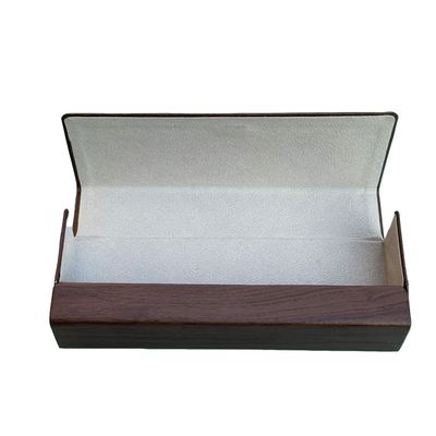 Customized glasses sunglasses leather folding cases box folding triangle custom Luxury glasses sunglasses case packing