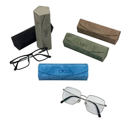 Sleek Foldable Eyeglass Case Triangle Sunglasses Case Fashionable