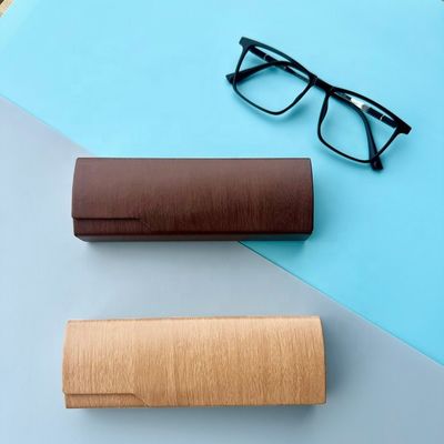 Luxury Fashion Handmade Leather Glasses Case Colorful  Shockproof