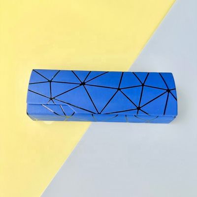 Luxury Fashion Handmade Leather Glasses Case Colorful  Shockproof