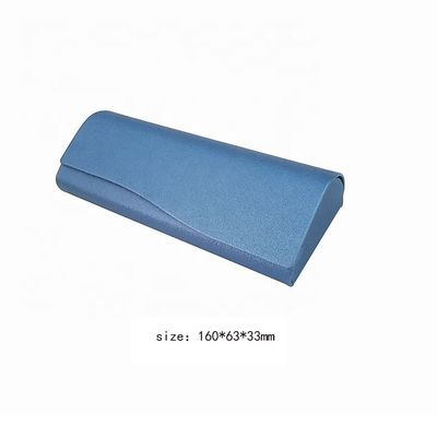 Lightweight Handmade PU Leather Foldable Eyeglass Case Wear Resistance